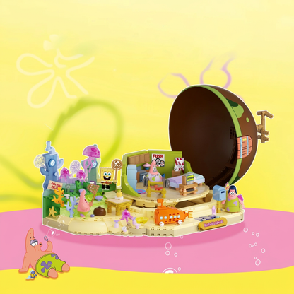 Bob Esponja - Casa de Pedra do Patrick Estrela (1300 peças)