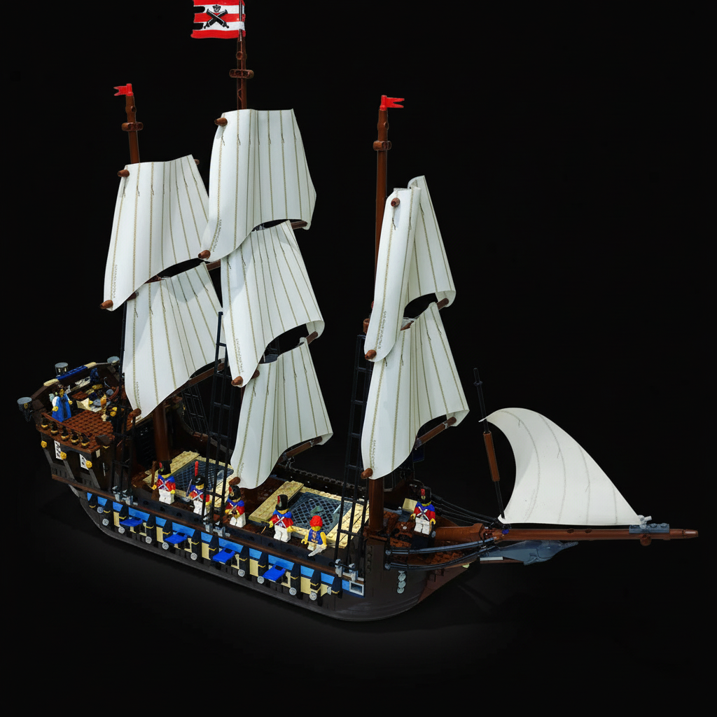 Navio Imperial do Caribe (1664 peças)