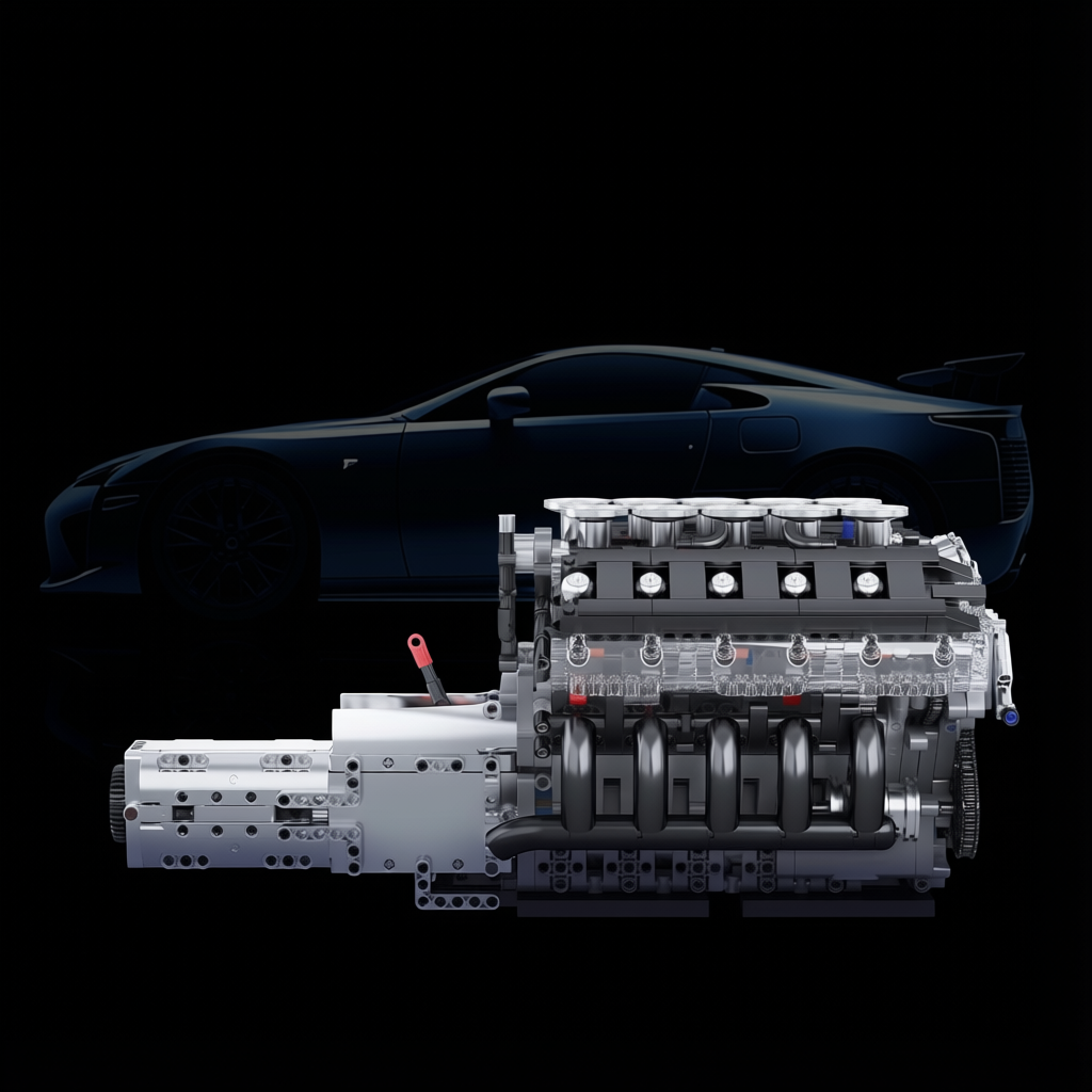 Motor V10 LFA (1834 peças)