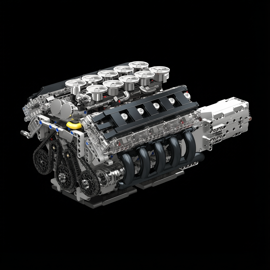 Motor V10 LFA (1834 peças)