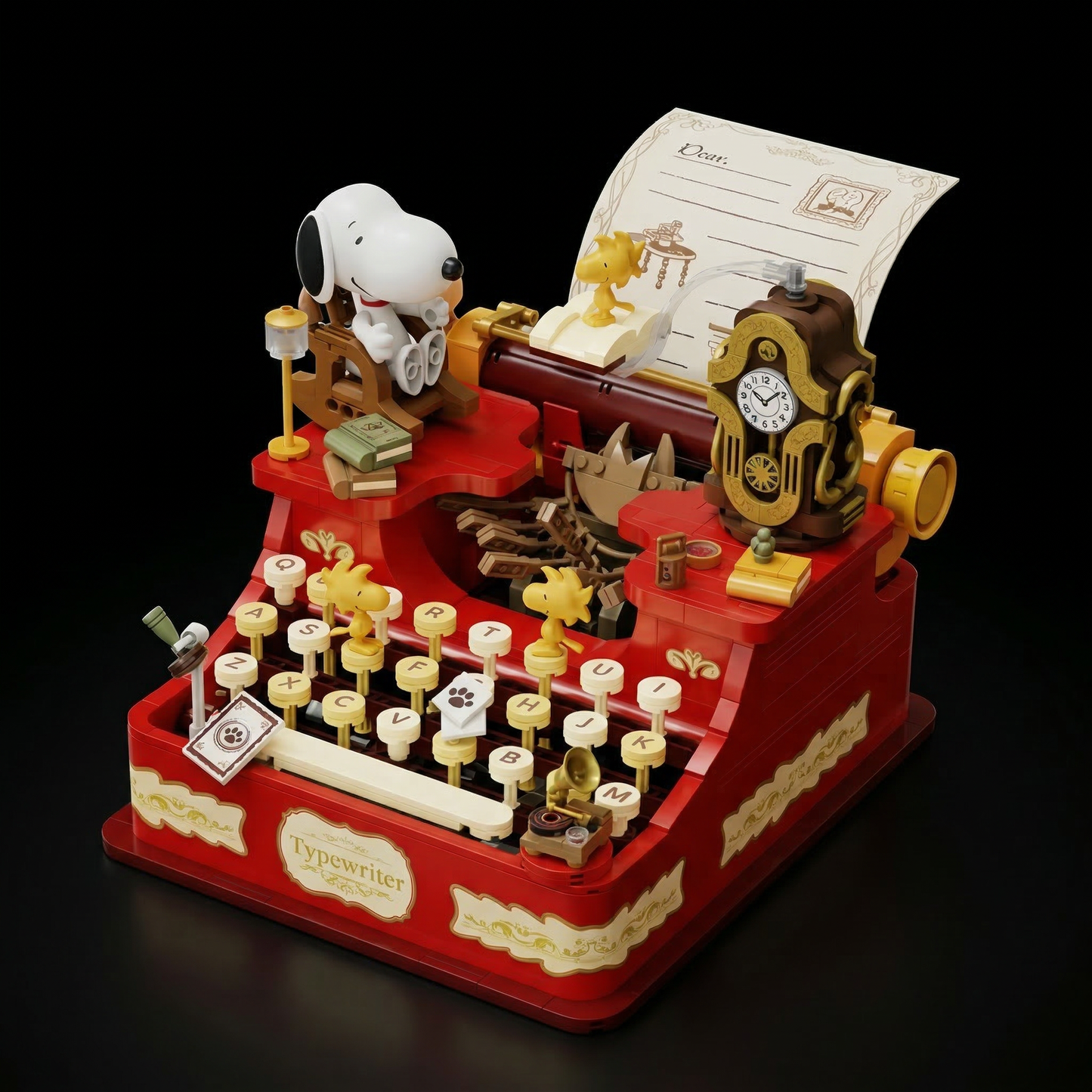 Snoopy - Máquina de Escrever (1468 peças)