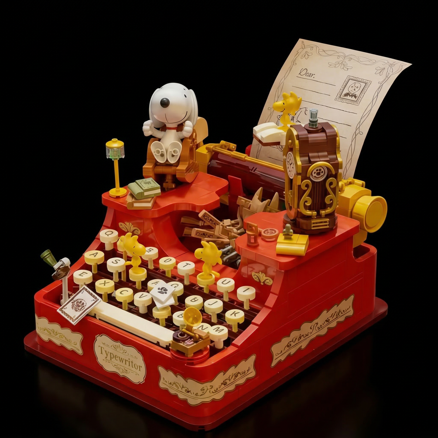 Snoopy - Máquina de Escrever (1468 peças)