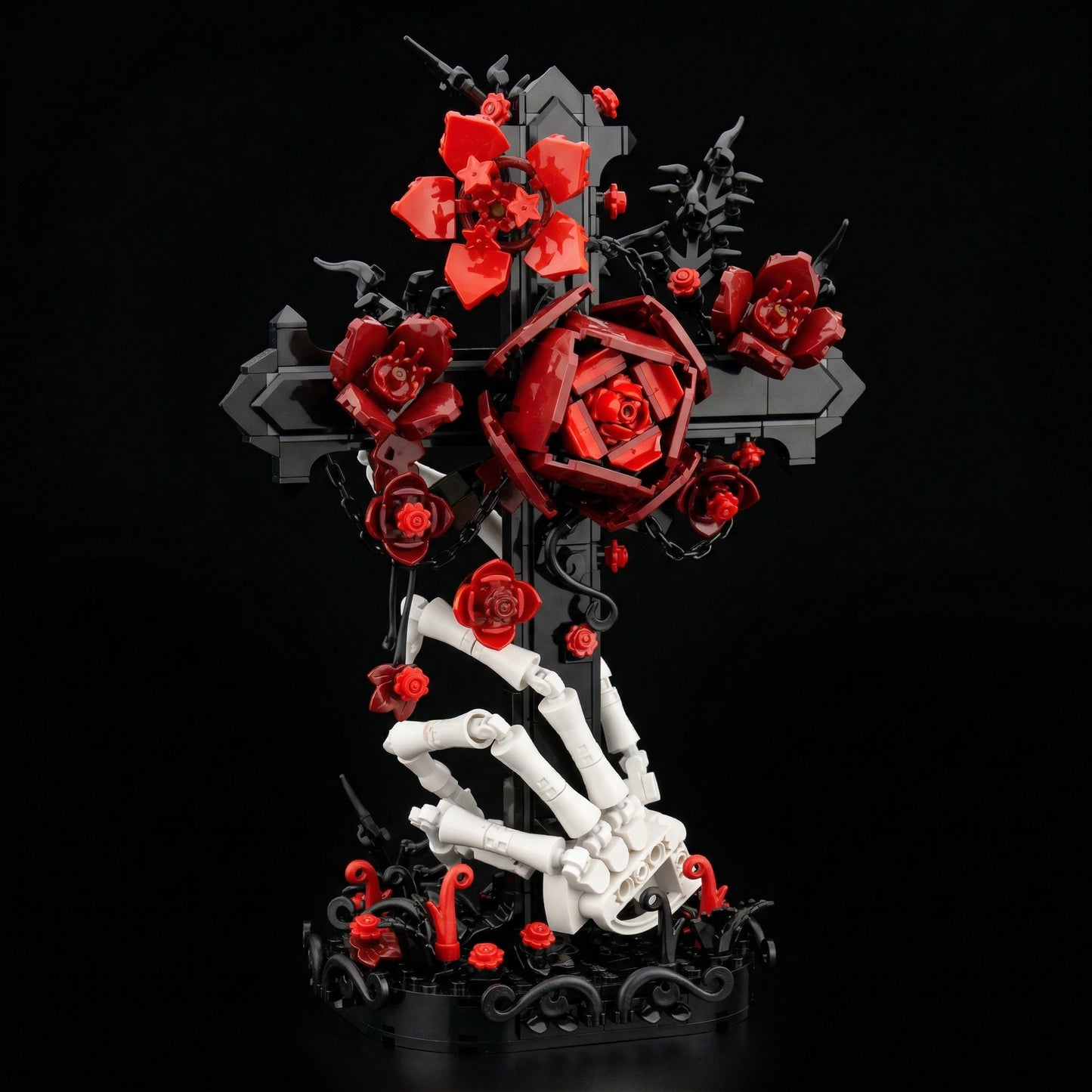 Cruz Gótica e Rosas (636 peças)