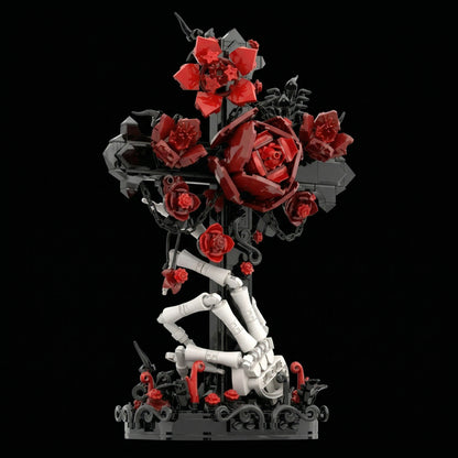 Cruz Gótica e Rosas (636 peças)