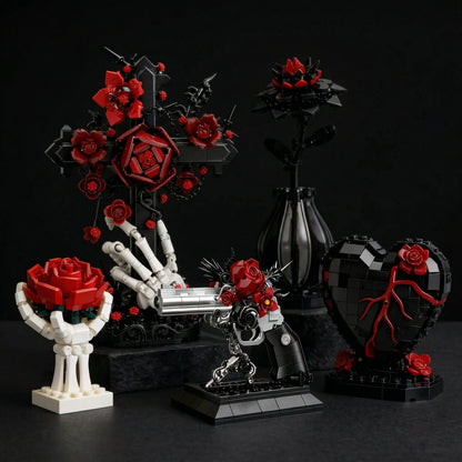 Cruz Gótica e Rosas (636 peças)