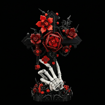Cruz Gótica e Rosas (636 peças)