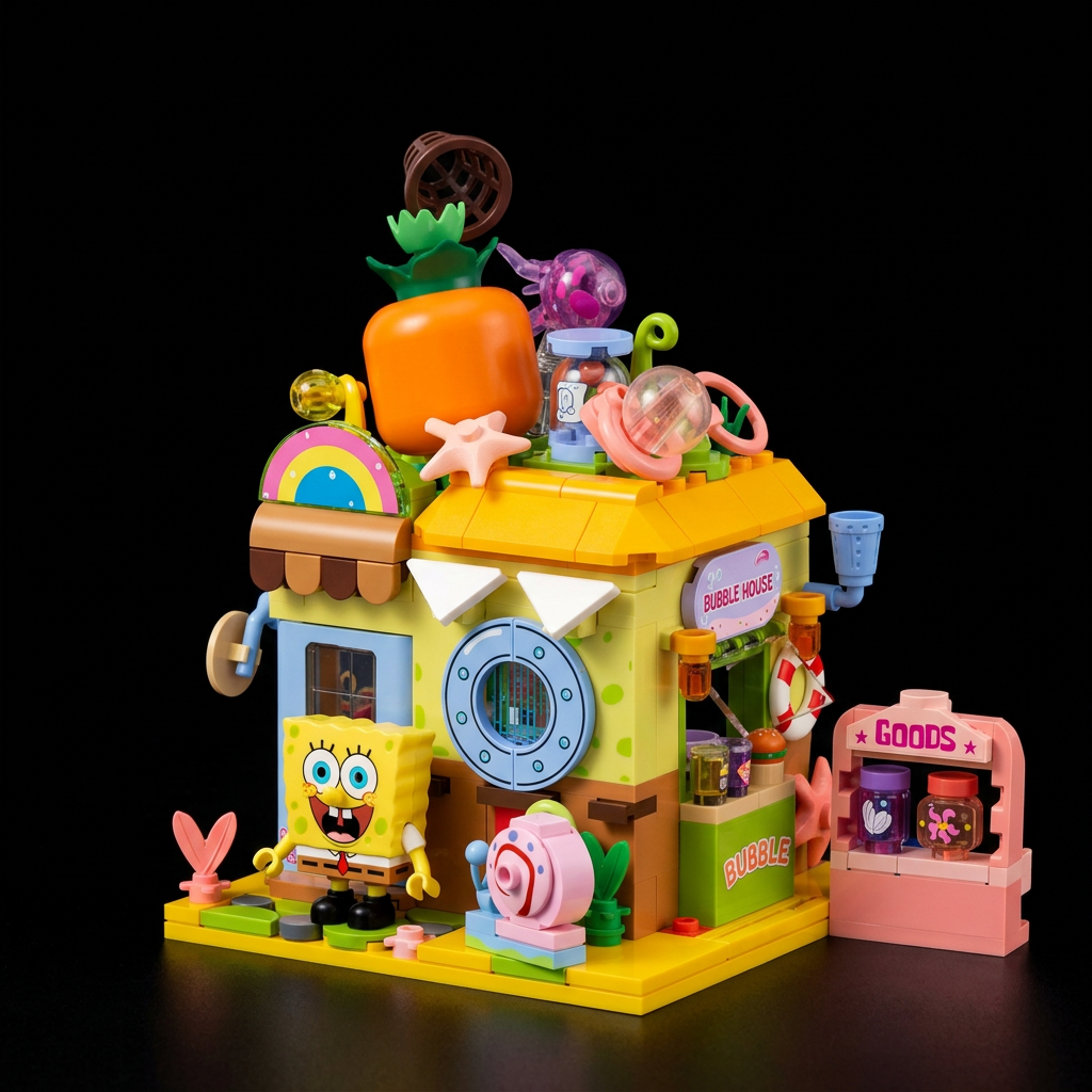 Bob Esponja - Hora das Bolhas (366 peças)