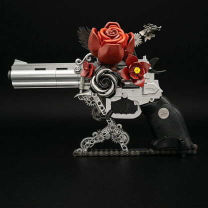 Revólver Fantasma: Arma e Rosa (631 peças)