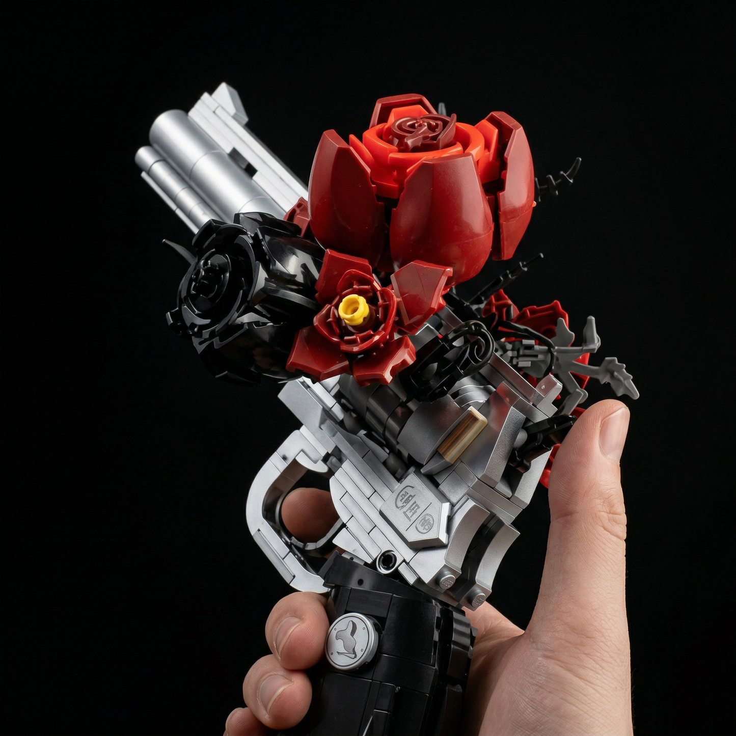 Revólver Fantasma: Arma e Rosa (631 peças)