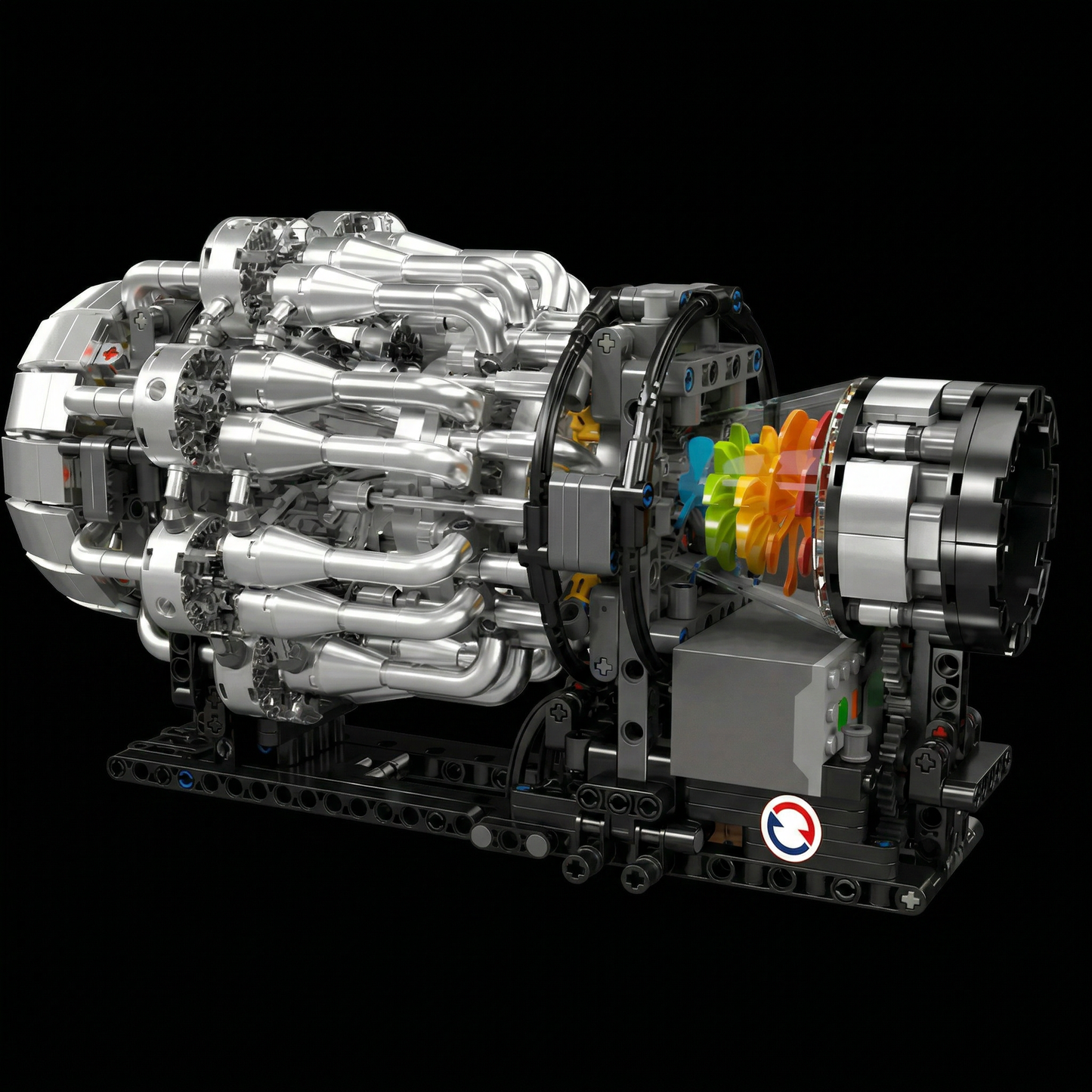 Motor Turbojato Mecânico (1214 peças)