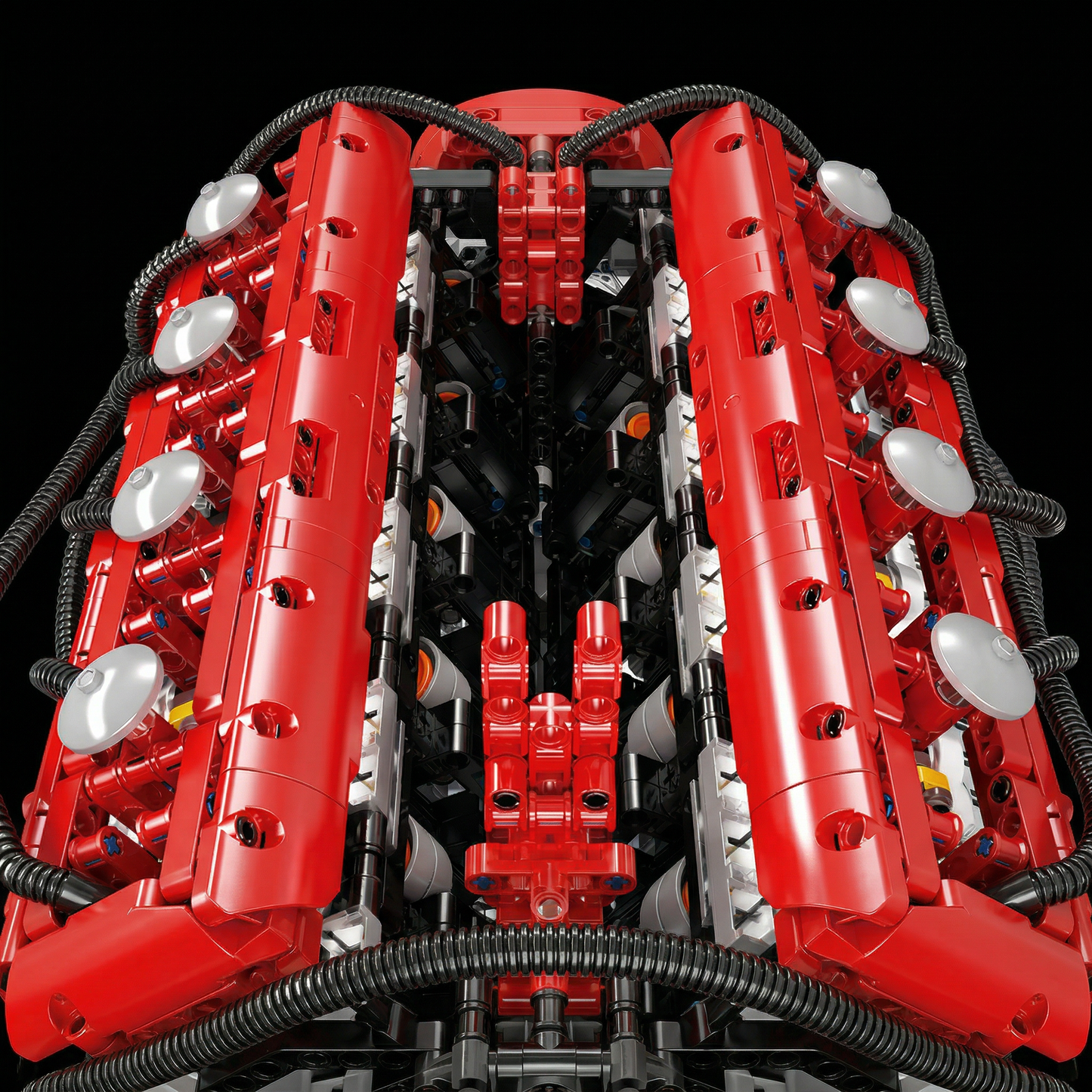 Motor V12 Supercar Italiano (3.472 peças)