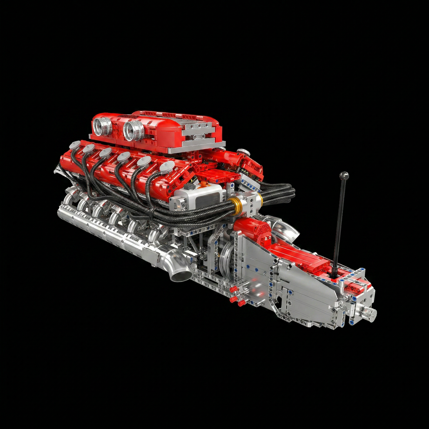 Motor V12 Supercar Italiano (3.472 peças)