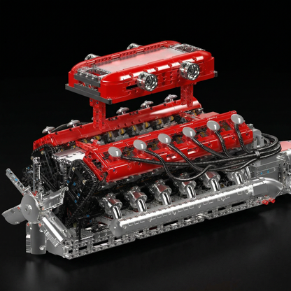 Motor V12 Supercar Italiano (3.472 peças)