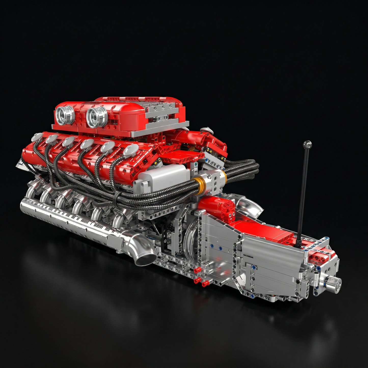 Motor V12 Supercar Italiano (3.472 peças)