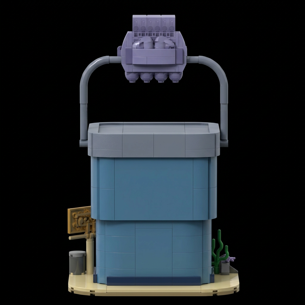 Bob Esponja - Balde de lixo (638 peças)