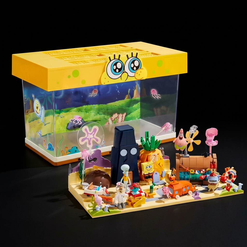 Bob Esponja - Praia da Fenda do Biquini (1140 peças)