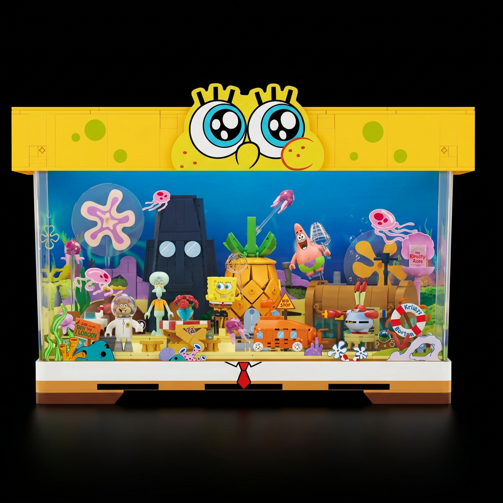 Bob Esponja - Praia da Fenda do Biquini (1140 peças)