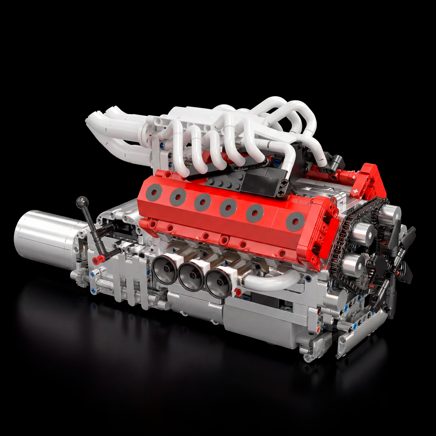 Motor V12 Aspirado Naturalmente (1366 peças)