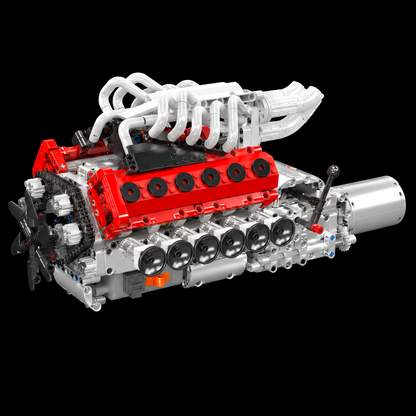 Motor V12 Aspirado Naturalmente (1366 peças)