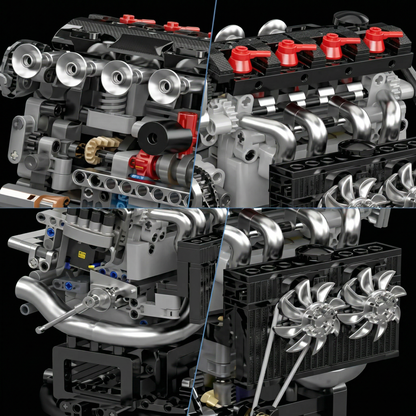 Motor VTEC (772 peças)