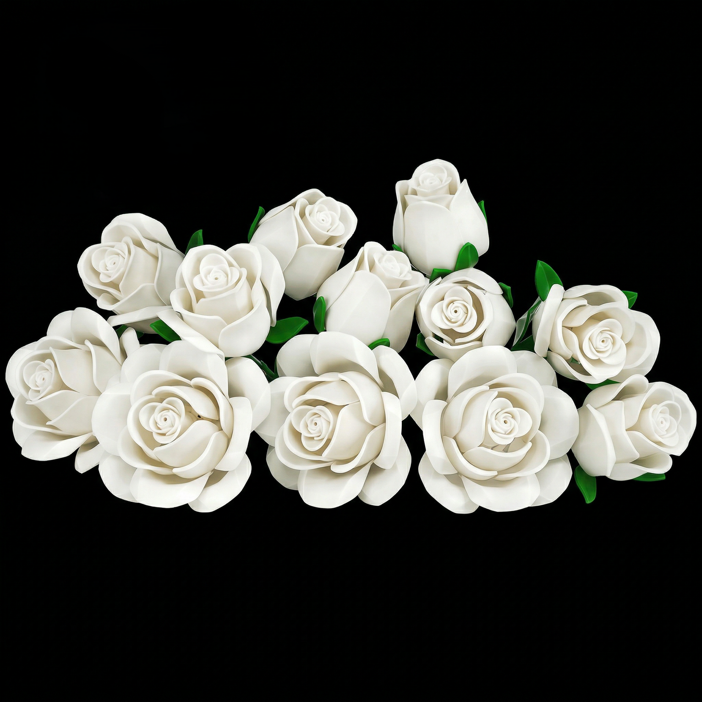 Buquê de Rosas Brancas (496 peças)