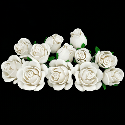 Buquê de Rosas Brancas (496 peças)