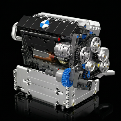 Motor S55 Inline-6 (744 peças)