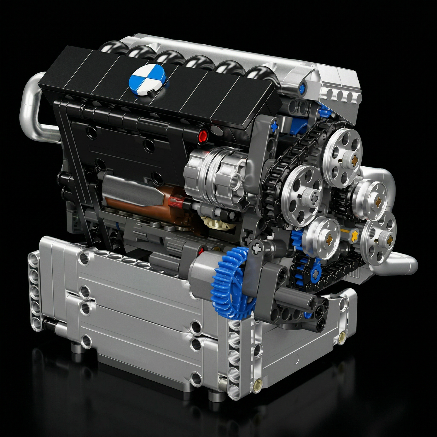 Motor S55 Inline-6 (744 peças)