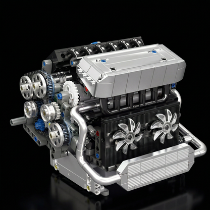 Motor S55 Inline-6 (744 peças)
