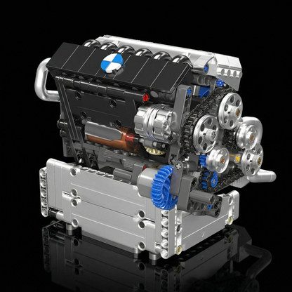 Motor S55 Inline-6 (744 peças)