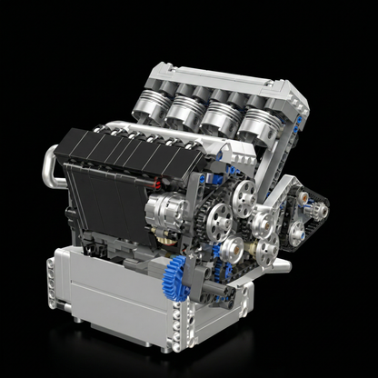 Motor S55 Inline-6 (744 peças)