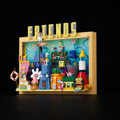 Bob Esponja - Quadro 3D Fenda do Biquini (1126 peças)