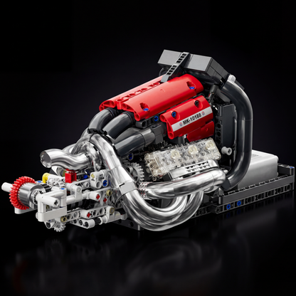 Motor V6 STR13 Motorizado (980 peças)