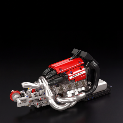 Motor V6 STR13 Motorizado (980 peças)