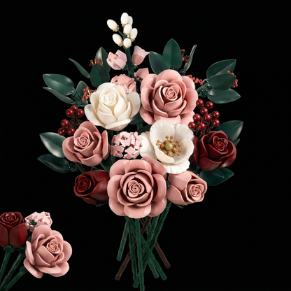 Buquê de Rosas - Blush (834 peças)