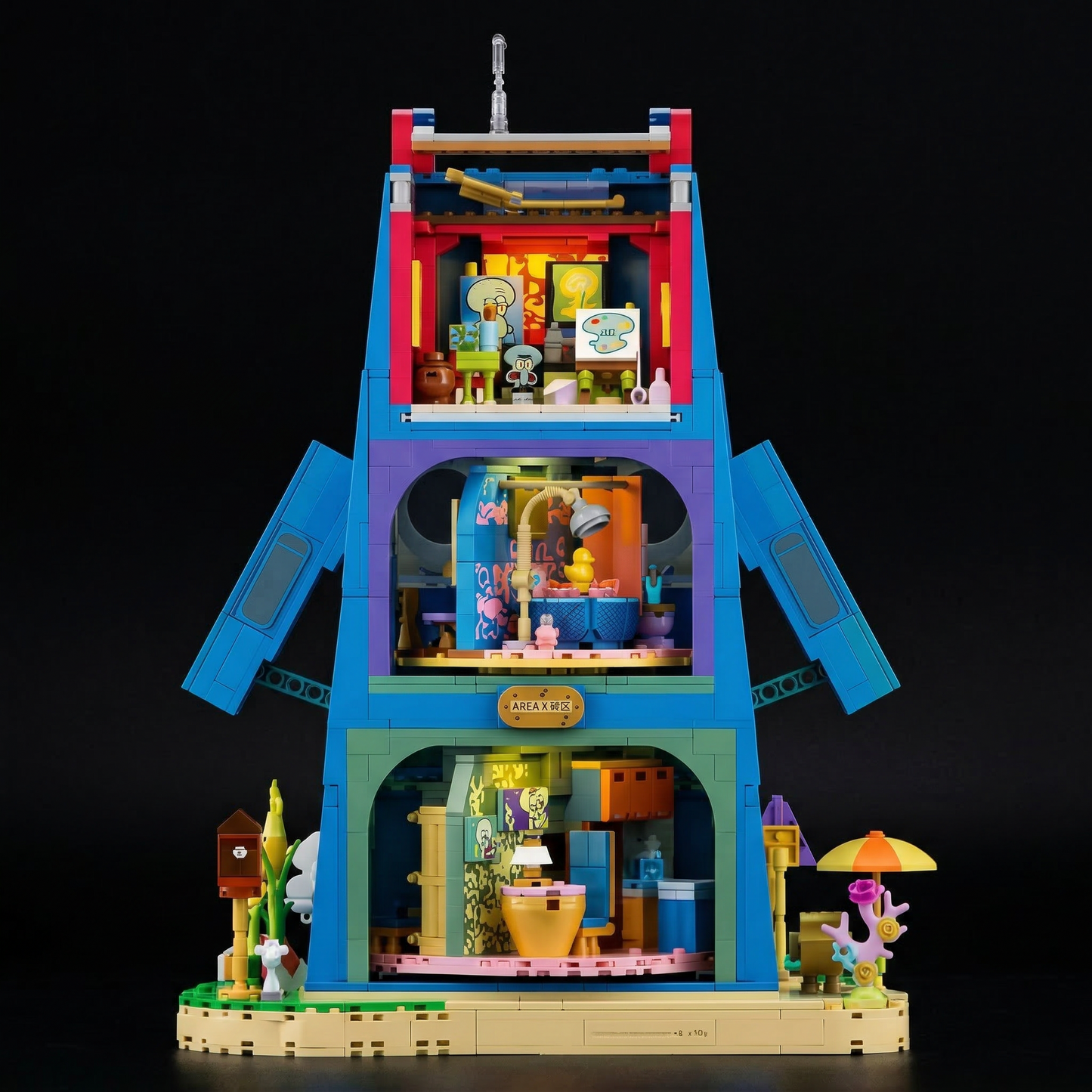 Bob Esponja - Casa da Pedra dos Tentáculos (1655 peças)