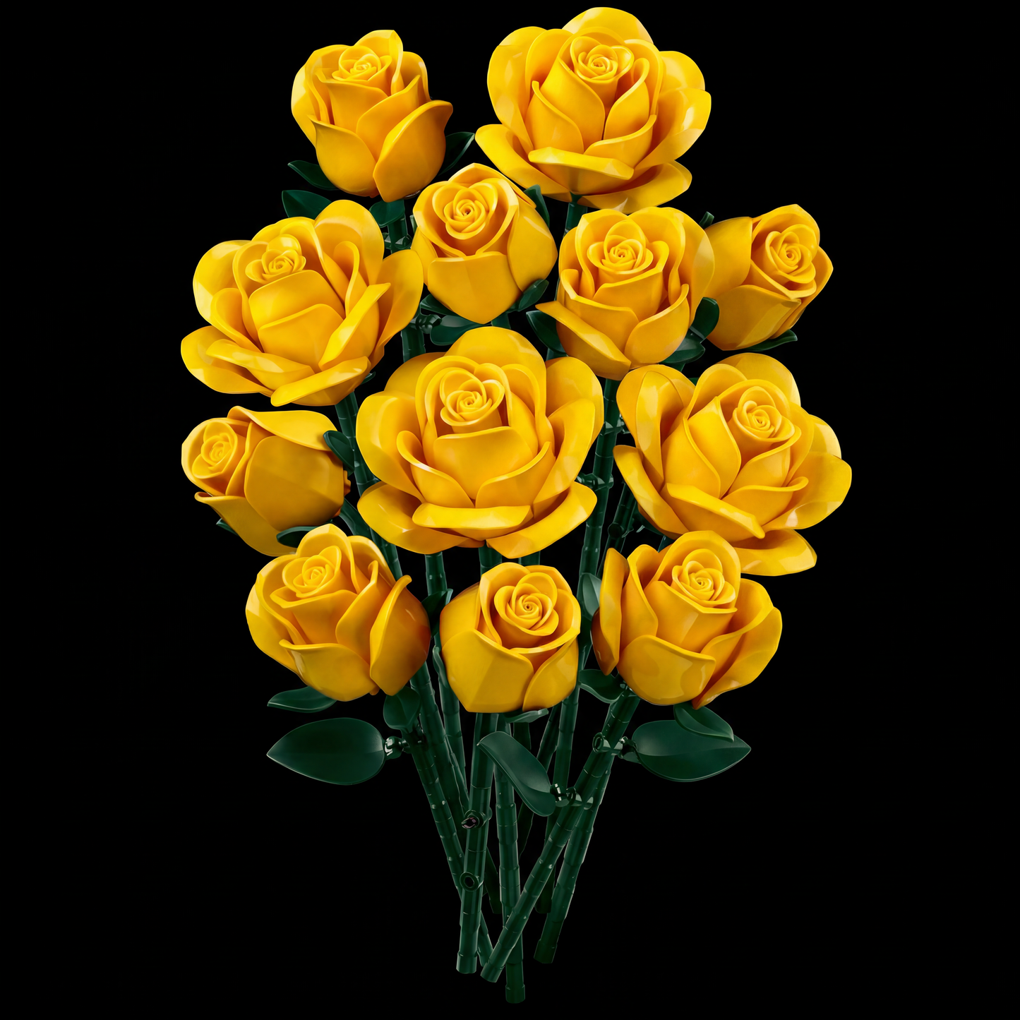 Buquê Raios de Sol Dourado (496 peças)