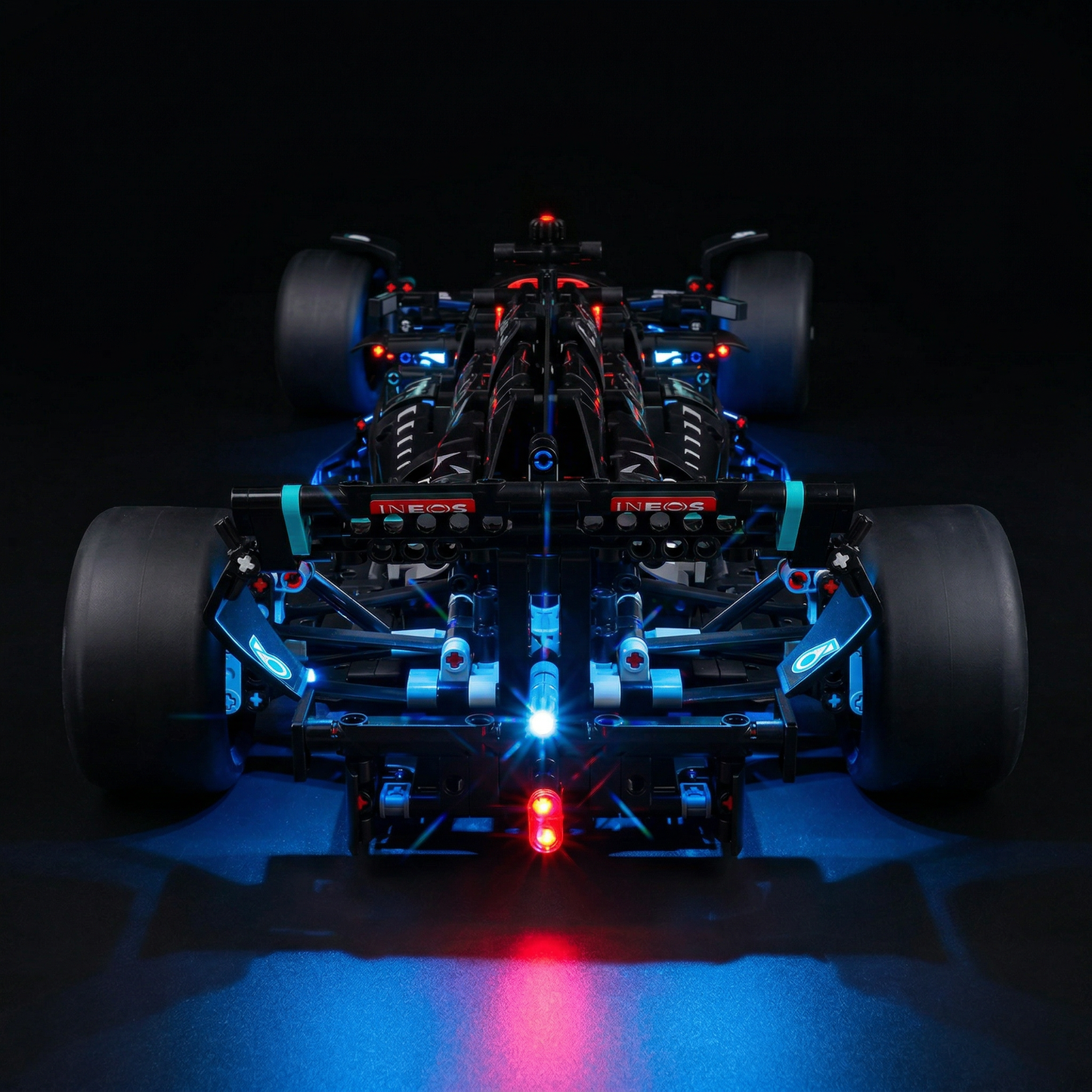 Kit de Iluminação para a Fórmula-1 Mercedes AMG W14 (1642 peças)