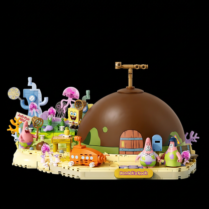 Bob Esponja - Casa de Pedra do Patrick Estrela (1300 peças)