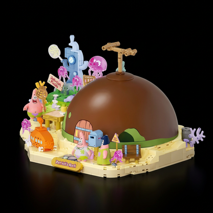 Bob Esponja - Casa de Pedra do Patrick Estrela (1300 peças)