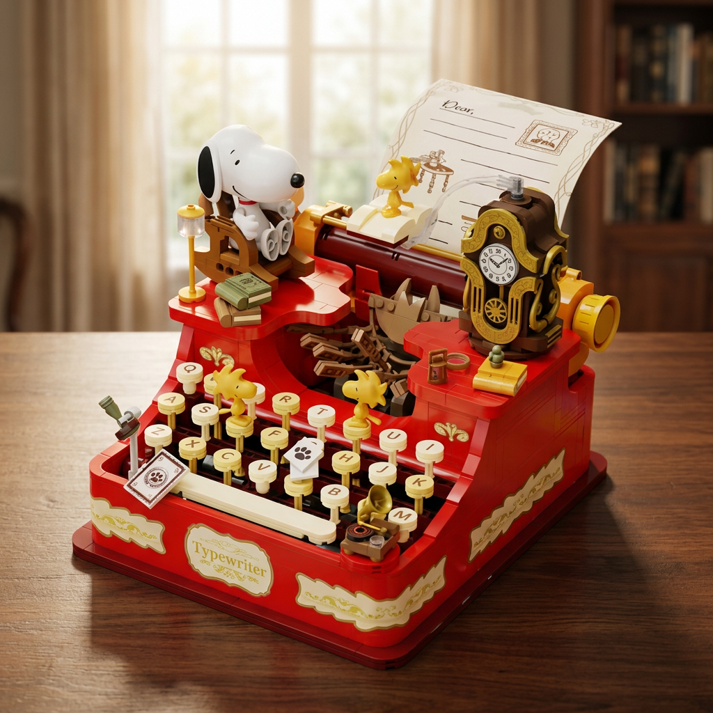 Snoopy - Máquina de Escrever (1468 peças)