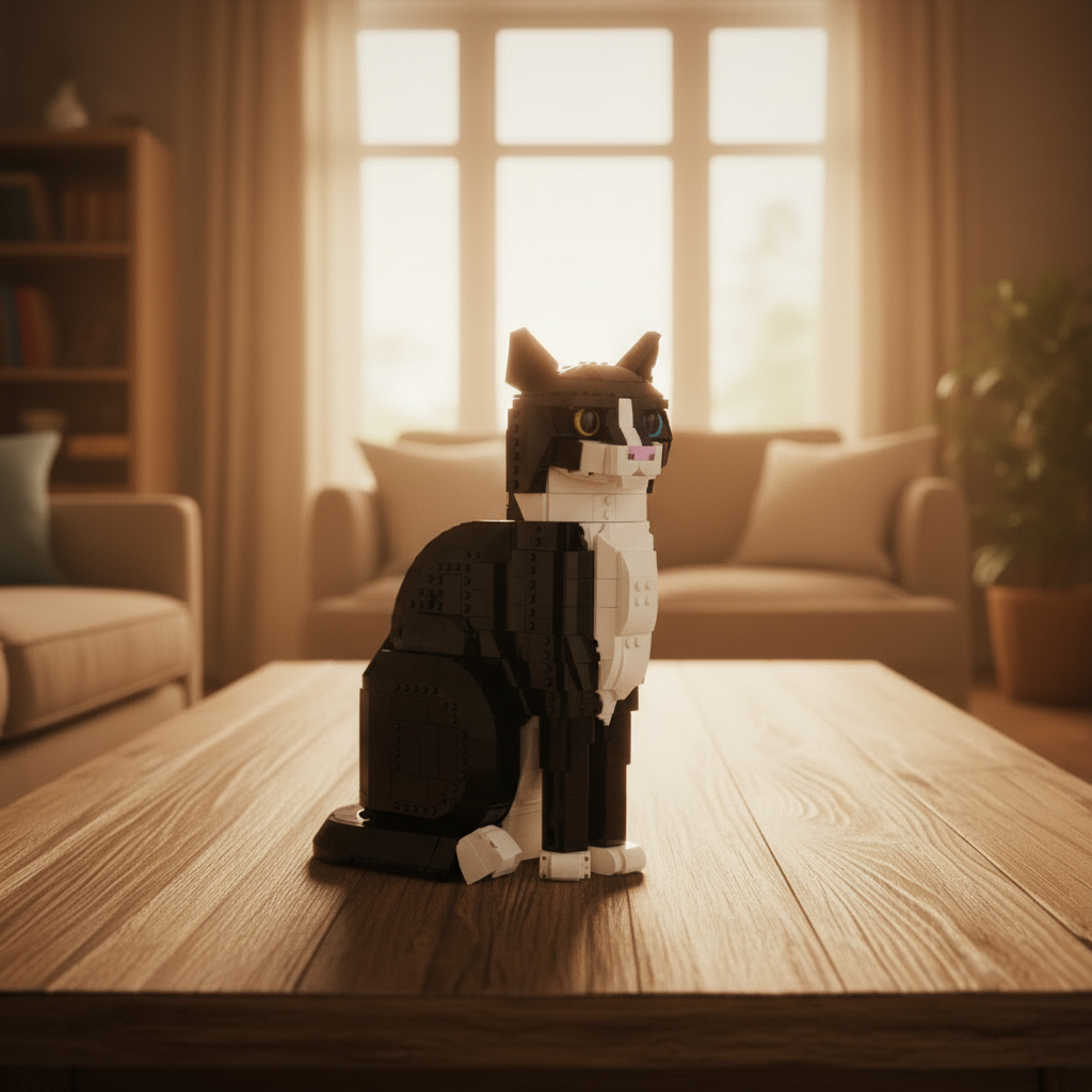 Gato de Smoking (1710 peças)