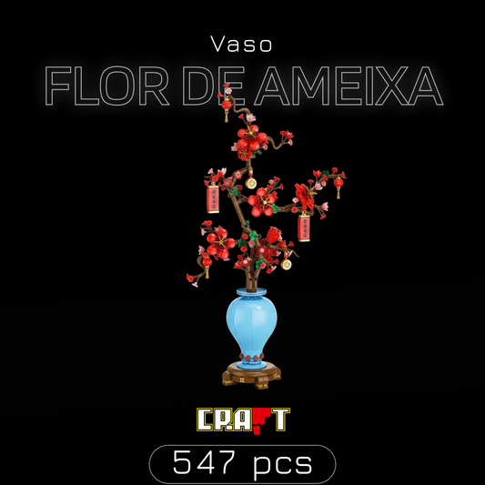 Flor de Ameixa em Vaso (547 peças)