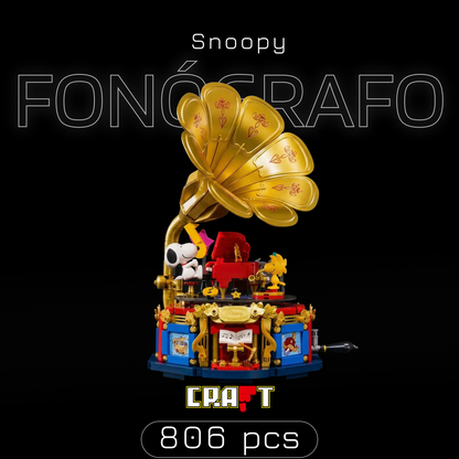 Snoopy - Fonógrafo (806 peças)