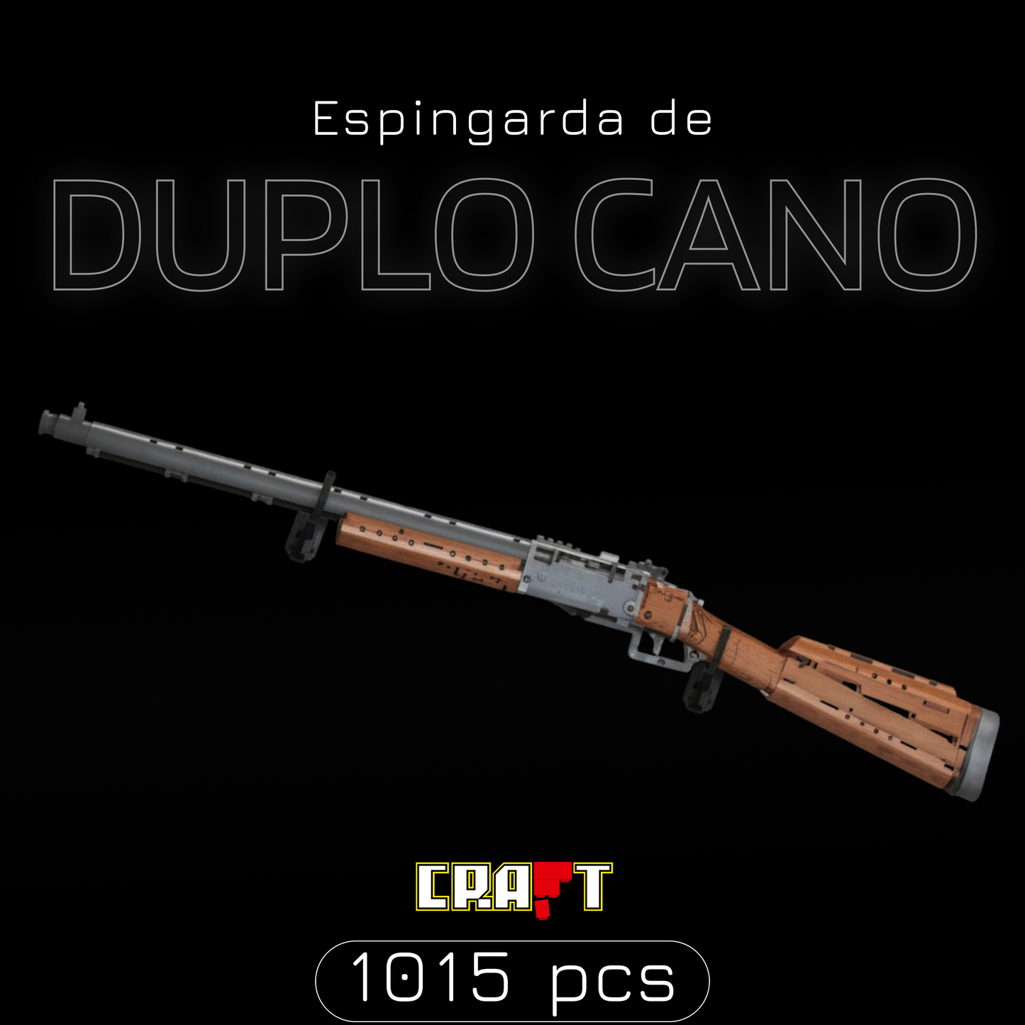 Espingarda de Duplo Cano (1015 peças)
