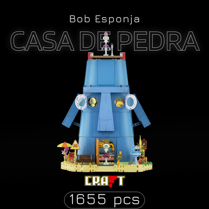 Bob Esponja - Casa da Pedra dos Tentáculos (1655 peças)
