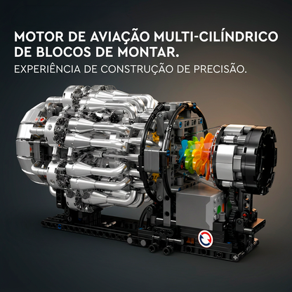 Motor Turbojato Mecânico (1214 peças)