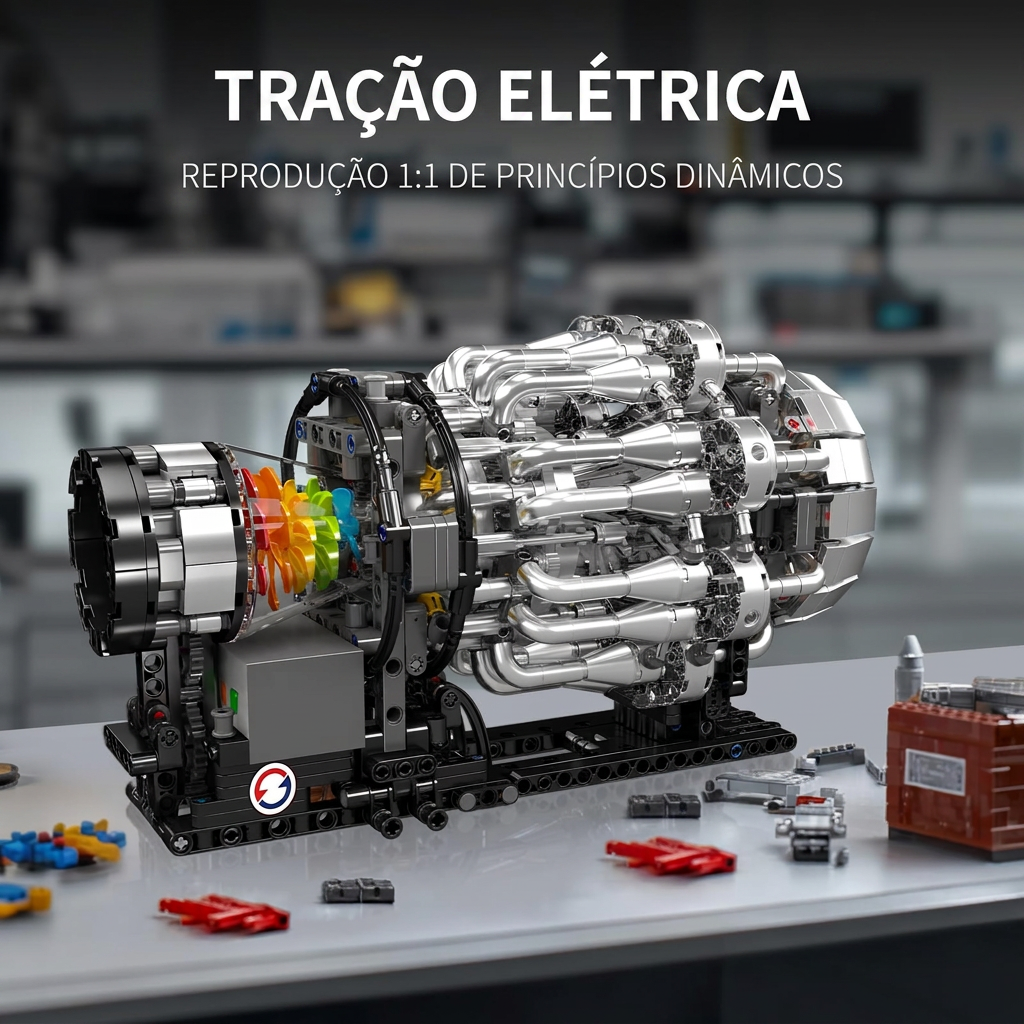 Motor Turbojato Mecânico (1214 peças)