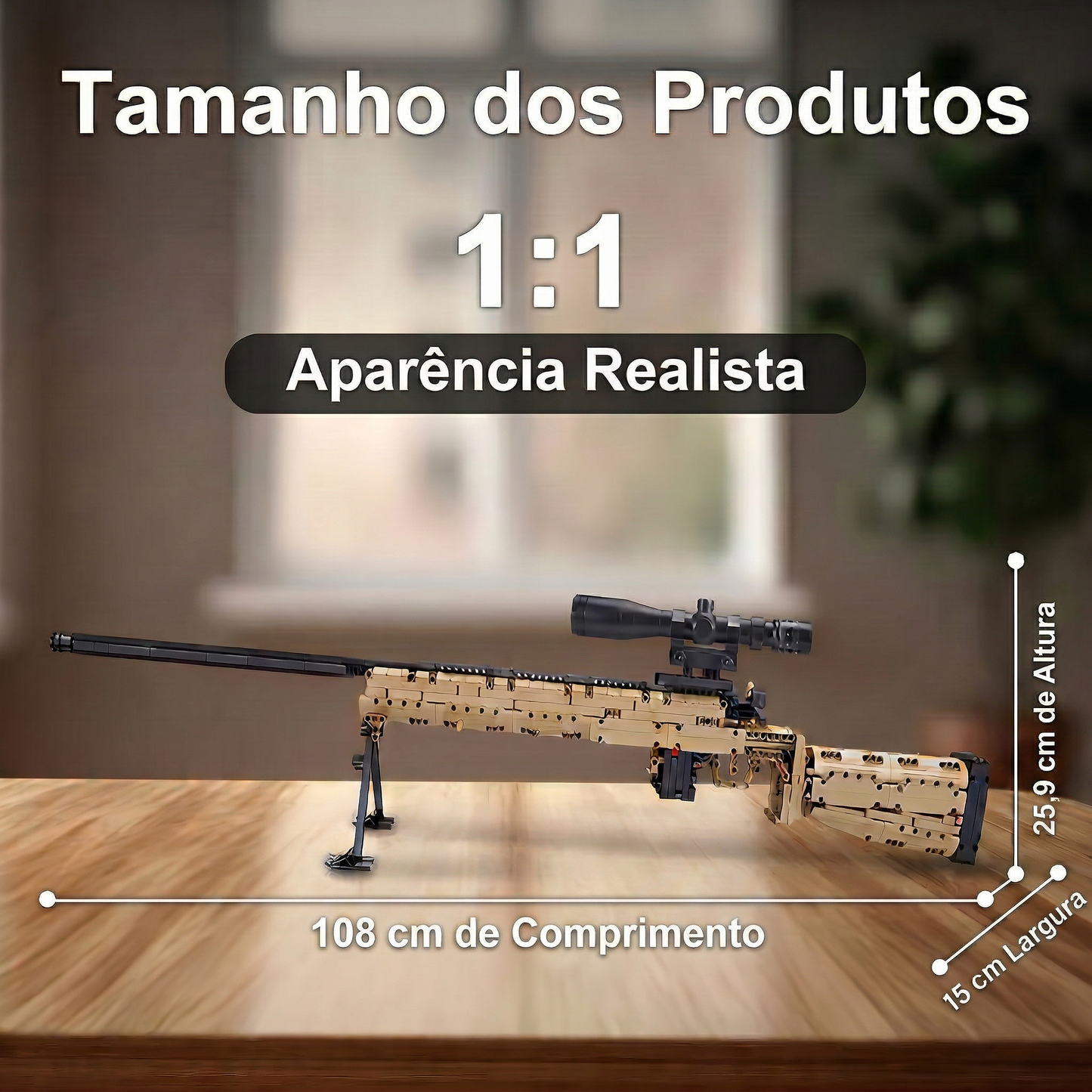 Fuzil de Precisão M24 (1086 peças)