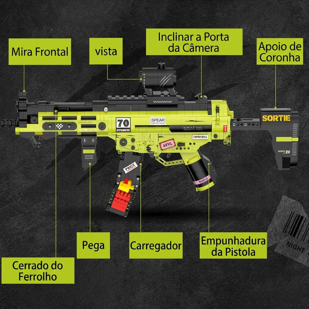 Submetralhadora MP5 (1698 peças)